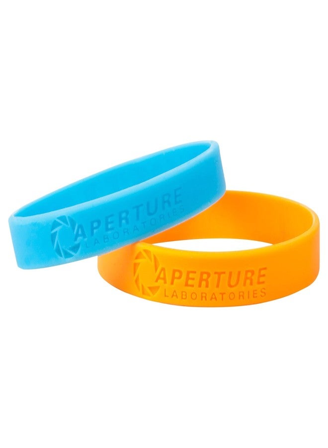Jinx Portal 2 Rubber Bracelet Set (Multicolor, Medium) - Image 2